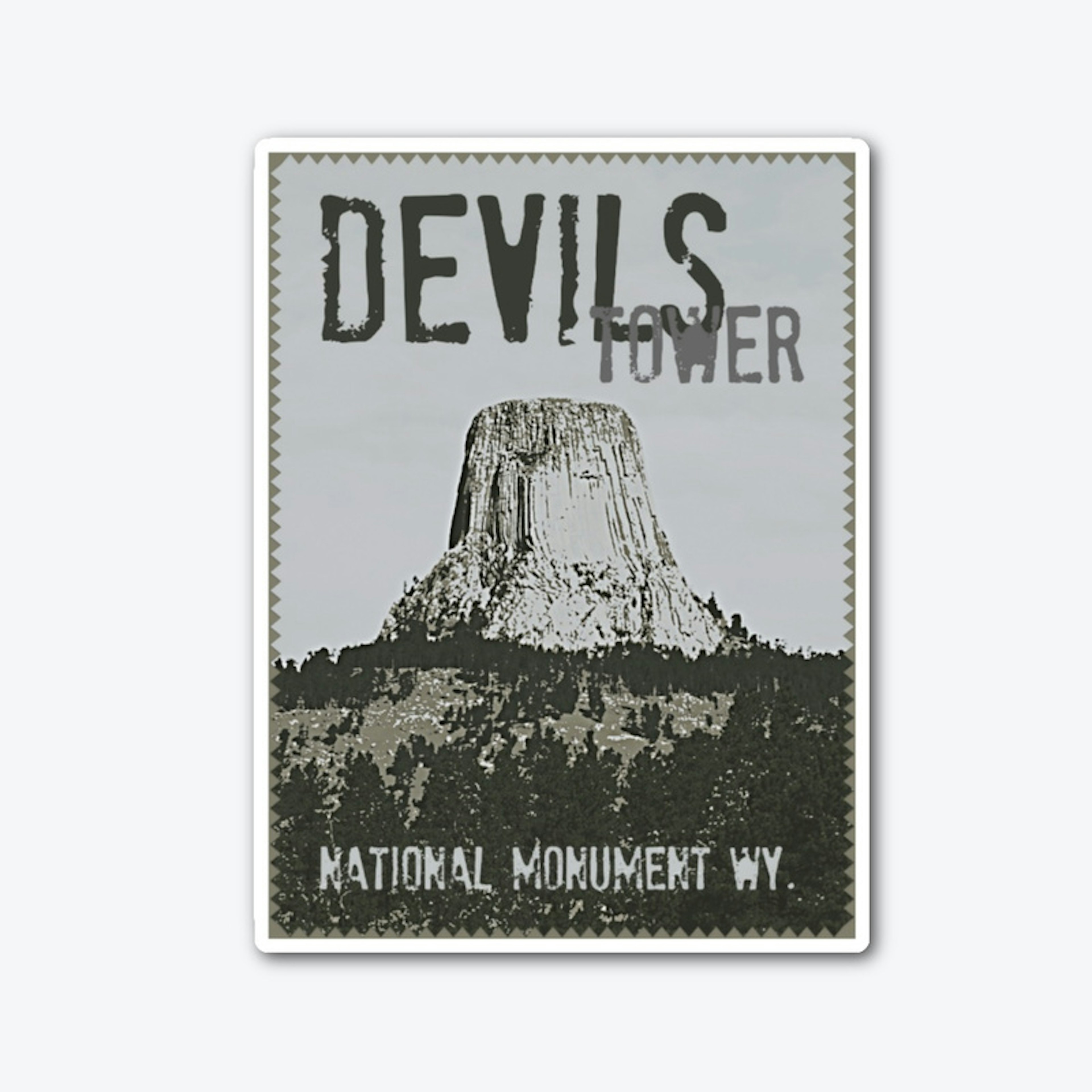 Devils Tower Stamp